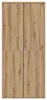 vidaXL Armadio alto in rovere Artisan 80 x 39 x 178 cm Anteprima dell’immagine prodotto 6