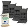 Pillows24 – 4x podušky na záhradné stoličky z 6 cm hrubej Náhľad obrázku produktu 1
