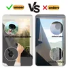 Comparison of two window covering products, highlighting ease of installation and cleaning. Produktbild-Vorschau
