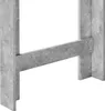 A close-up view of a concrete-look bar table base. Náhled obrázku produktu