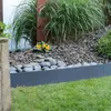 UNUS® Rasenkante Metall Beeteinfassung 10m x 14cm Anthrazit Produktbild-Vorschau 2