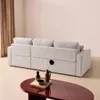 sweeek - Ecksofa mit Schlaffunktion, Cord-Bezug, breit Produktbild-Vorschau 2