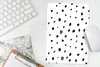 MuchoWow® Mauspad Mousepad Polka dots - Schwarz - Weiß - Produktbild-Vorschau 5