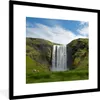 MuchoWow® Gerahmtes Poster Wasserfall - Island - Natur Produktbild-Vorschau 1