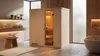 Elementsauna Piri 194 x 144 cm, mit moderner Ganzglastür, Produktbild-Vorschau 5