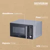Forno a microonde con grill, 20 litri, 800 w, in acciaio Anteprima dell’immagine prodotto 7