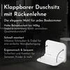 Bürstenking Duschklappsitz für Wandmontge mit Rückenlehne Produktbild-Vorschau 3