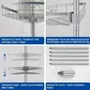 PromoHome® Teleskop-Duschregal mit verstellbaren Ablagen – Produktbild-Vorschau 3