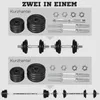HOMCOM 2 in 1 Hantelnset verstellbare Dumbbellset 20 KG Produktbild-Vorschau 4