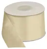 Wstążka satynowa 50 mm/25 m Kremowa Party Deco Anteprima dell’immagine prodotto 1