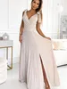 Numoco Formelle Frauenkleider Elena beige S Produktbild-Vorschau 9
