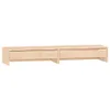 vidaXL Monitorständer 100x27x15 cm Massivholz Kiefer Produktbild-Vorschau 1