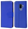 A blue flip case for a Samsung Galaxy S9 Plus phone, shown from the front and back. Náhľad obrázku produktu