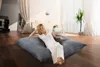 Smoothy XXL Sitzsack Classic mit Samtbezug in Taubenblau – Produktbild-Vorschau 7