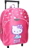 A pink Hello Kitty trolley backpack with a pattern of candies, rainbows, and shooting stars. Produktbild-Vorschau
