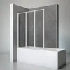 Schulte Badewannenfaltwand 3-teilig, 127 x 140 cm, 3 mm Produktbild-Vorschau 1