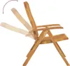 Sedie da giardino 2 pz. Regolabili in legno massiccio di Anteprima dell’immagine prodotto 15