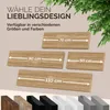 CASARIA® 2x Wandregal Holz Eiche Regal mit Halterung 15kg Produktbild-Vorschau 5