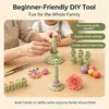 Modular Clay Bloom Maker Blumenstrauß Presform Set Grün 9 Produktbild-Vorschau 5