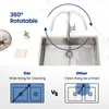 Cecipa Niederdruck Küchenarmatur Gebürsteter Edelstahl Produktbild-Vorschau 4