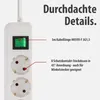Listwa wtykowa Eco Line 16 A 250 V wtyczka.8 3m H05VV-F Podgląd zdjęcia produktu 14