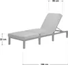 SVITA PEACH Gartenliege Sonnenliege Relaxliege Produktbild-Vorschau 7
