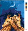 Zuty - Malen nach Zahlen - UMARMENDE GIRAFFEN, 40x50 cm, Produktbild-Vorschau 3