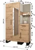 Garderobe ARTIN Set 16 mit gepolsterten Paneelen Industrial Produktbild-Vorschau 4