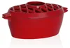 A red cast iron humidifier for a BBQ grill. Podgląd zdjęcia produktu
