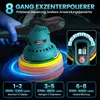 Akku Poliermaschine Auto 150mm Exzenter mit 2×21V 2000mAh Produktbild-Vorschau 2