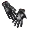 Leder Handschuhe Herren Winter Schwarz, Warm Produktbild-Vorschau 5