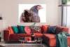 MuchoWow® Poster Rückansicht eines Huhns 120x90 cm - Produktbild-Vorschau 3