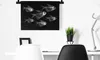 MuchoWow® Wandteppich Wandbehang Salmler auf schwarzem Produktbild-Vorschau 4