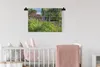 MuchoWow® Wandteppich Wandbehang Garten mit bunten Farben Produktbild-Vorschau 2