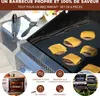 bremermann Tapis pour barbecue | 4 pcs | Pinceau | Pince & Voir les images du produit 2