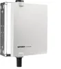 A white DVB-T2 outdoor antenna with a metal mounting bracket. Produktbild-Vorschau