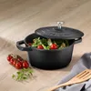 KELA Pekáč liatinový s pokrievkou Calida 26 cm čierna Náhľad obrázku produktu 5