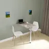 Nástenný rozkladací stôl s nohou Stolová doska 80x50 cm z Náhľad obrázku produktu 2