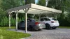 Tettoia posto auto coperto in legno 6.06x5.03 m - 30.48 m2 Anteprima dell’immagine prodotto 1