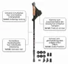 set di 2 bastoncini da passeggio in alluminio Nero Nordic Anteprima dell’immagine prodotto 5