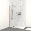 Paroi de douche à l'italienne 90x200 cm verre trempé 8 mm - Voir les images du produit 2