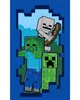 Asciugamano per bambini Minecraft Mob Monsters 30x50 cm - Anteprima dell’immagine prodotto 1