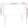 The Living Store Kopfteil mit Ohren Grau 103x16x78/88 cm Produktbild-Vorschau 11