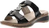 Ara Shoes Pantoletten, Glattleder, schwarz, Absatz 3,5 cm, Produktbild-Vorschau 22
