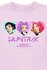 KPop Demon Hunters T-Shirt Damen Huntrix Hearts pink 128 Produktbild-Vorschau 2