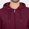 JAKO Unisex Kapuzenjacke Organic, Farbe:maroon, Größe:3XL Produktbild-Vorschau 10