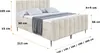 ALTDECOR Boxspringbett mit Schwarz Füßen, Matratze und Produktbild-Vorschau 6