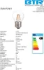 Spectrum LED E27 A60 2W = 21W Birne 270° Retro 210lm Gold Produktbild-Vorschau 9