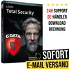 Product packaging and marketing information for G DATA Total Security software. Produktbild-Vorschau