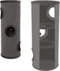 A product image showing a cat scratching tower on the left and a diagram of the same tower on the right. Náhľad obrázku produktu